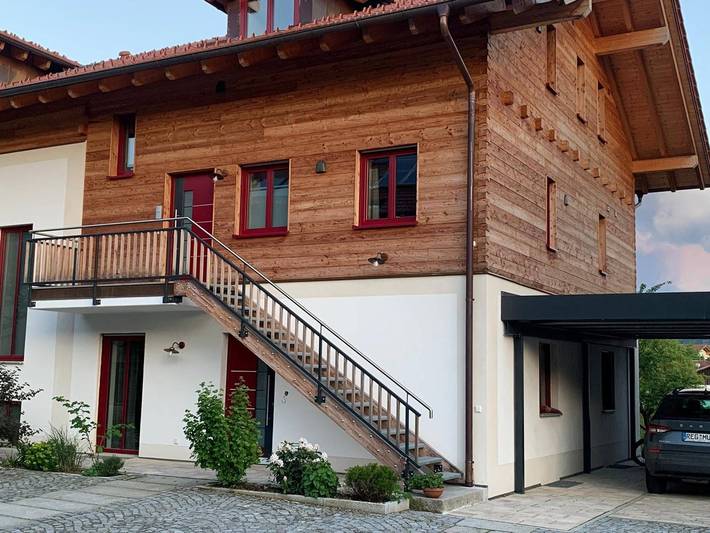 Ferienwohnung für 7 Personen, mit Balkon und Balkon/Terrasse sowie Sauna in Teisnach
