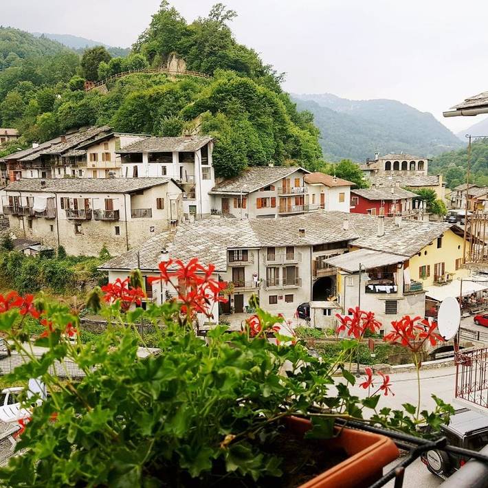 Gîte pour 2 personnes, avec Balcon et Vue à Melle (Piemont)