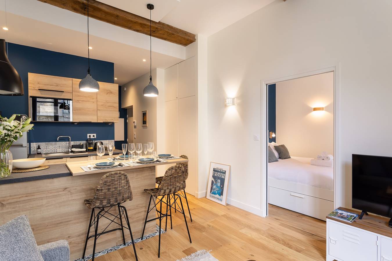 Appartement entier, Le Kodama - Appt en plein coeur de St Malo in Saint-Malo, Région de Saint-Malo