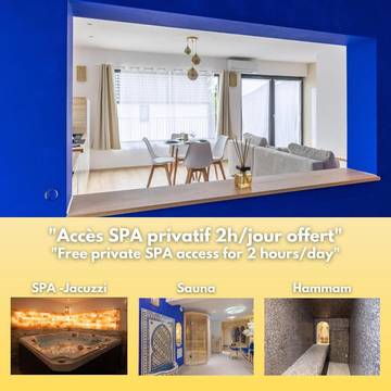 Gîte pour 4 personnes, avec sauna ainsi que terrasse et vue à Mittelhausbergen