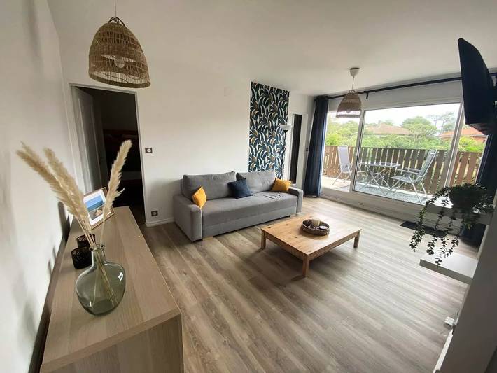 Gîte pour 6 personnes, avec balcon dans Plage De La Graviere Hossegor - 3