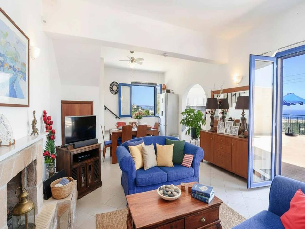 Poolvilla mit Meerblick in Kalathos, Rhodos