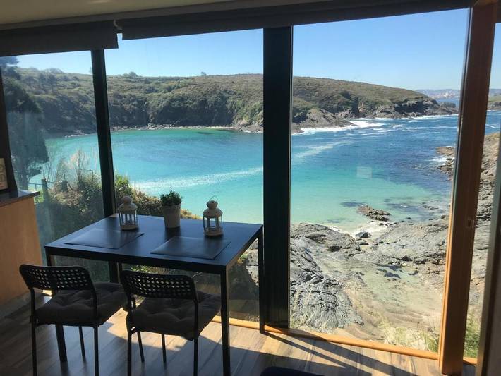 Casa de férias para 2 pessoas, com vista e jardim e ainda piscina em Oleiros (Espanha)