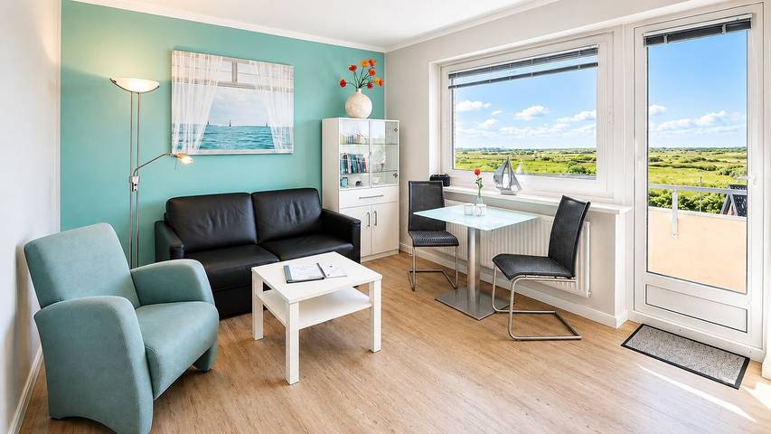 Ganze Wohnung, Komfortables Apartment mit Balkon in Westerland, nahe Meer und Stadtzentrum in Westerland, Sylt (Gemeinde)