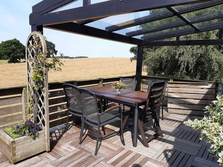 Bauernhof für 4 Personen, mit Terrasse und Garten sowie Ausblick in Geltinger Bucht