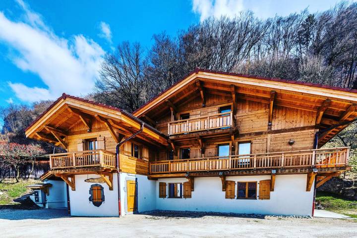 Appartement de vacances pour 3 personnes, avec jardin à Sallanches