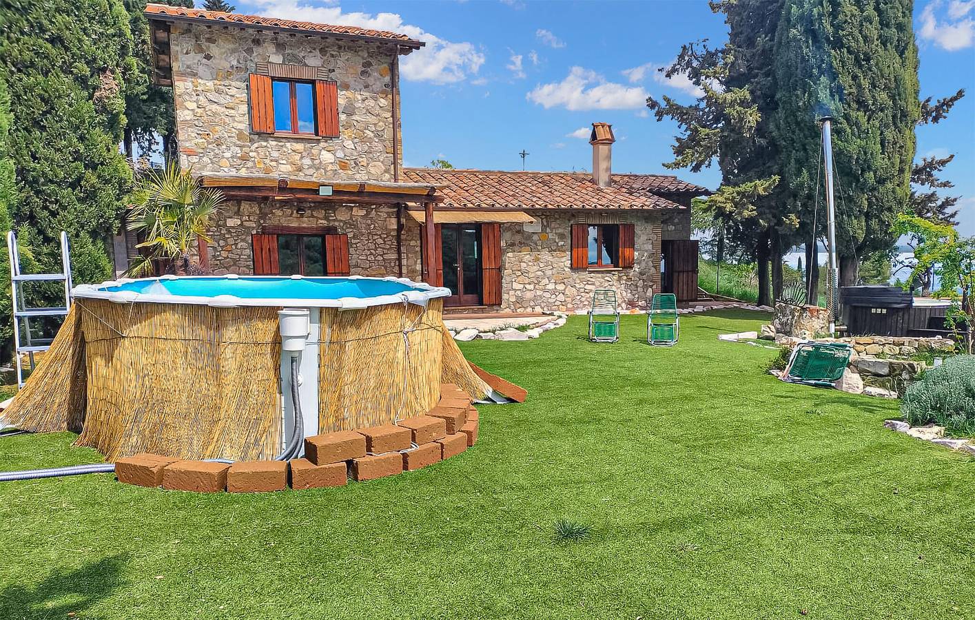 Charmante 200qm Wohnung mit Pool, Garten und Parkplatz in Campiglia d'Orcia, Castiglione d'Orcia und Umgebung