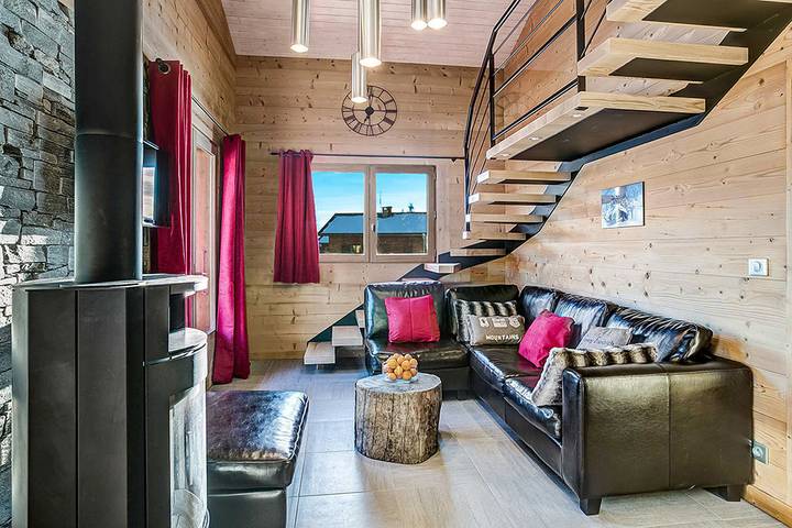 Chalet pour 11 personnes, avec jardin et sauna ainsi que balcon et vue dans Chinaillon - 4