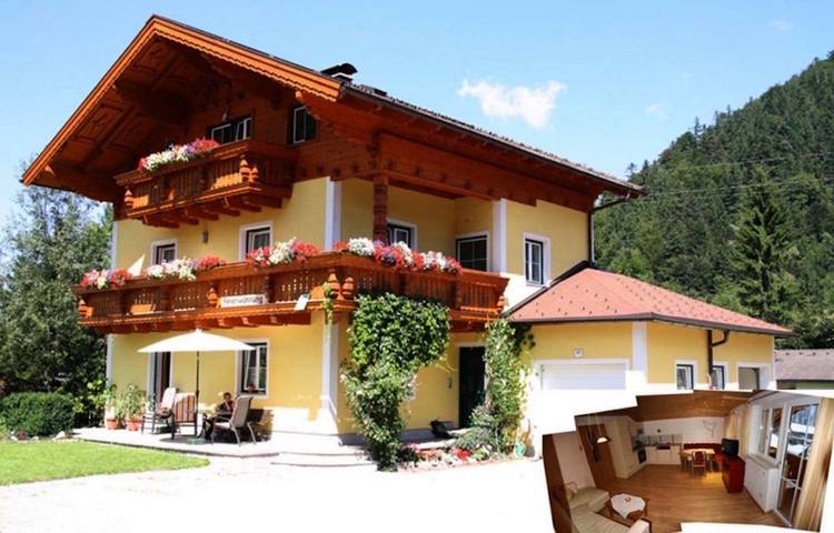 Ferienwohnung für 5 Personen, mit Balkon und Terrasse sowie Garten in Hintersee (Salzburger Land)