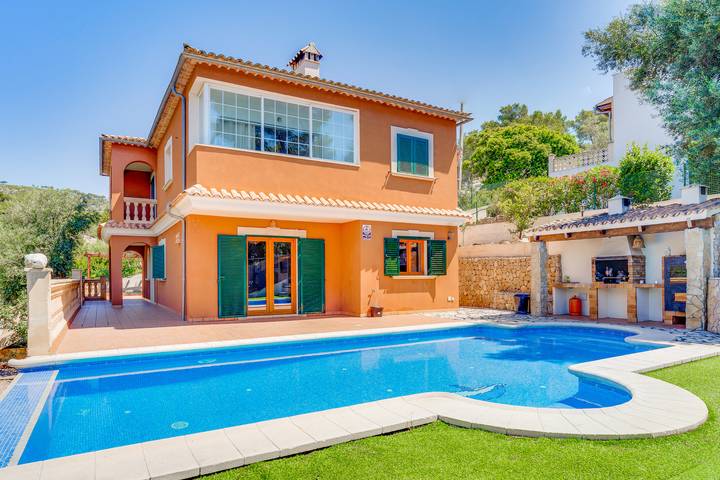 Maison de vacances pour 11 personnes, avec Balcon et Jacuzzi ainsi que Terrasse et Jardin dans Calvià