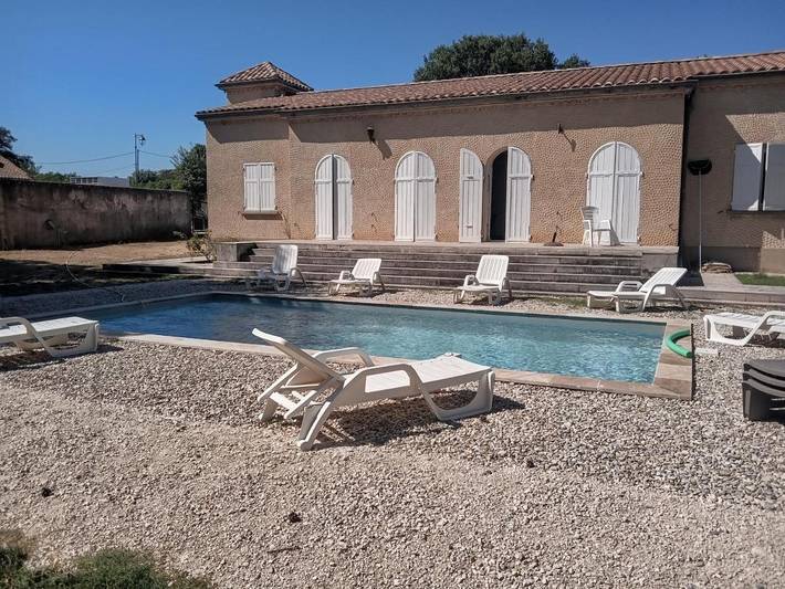 Chambre d’hôte pour 2 personnes, avec Terrasse ainsi que Jardin et Piscine