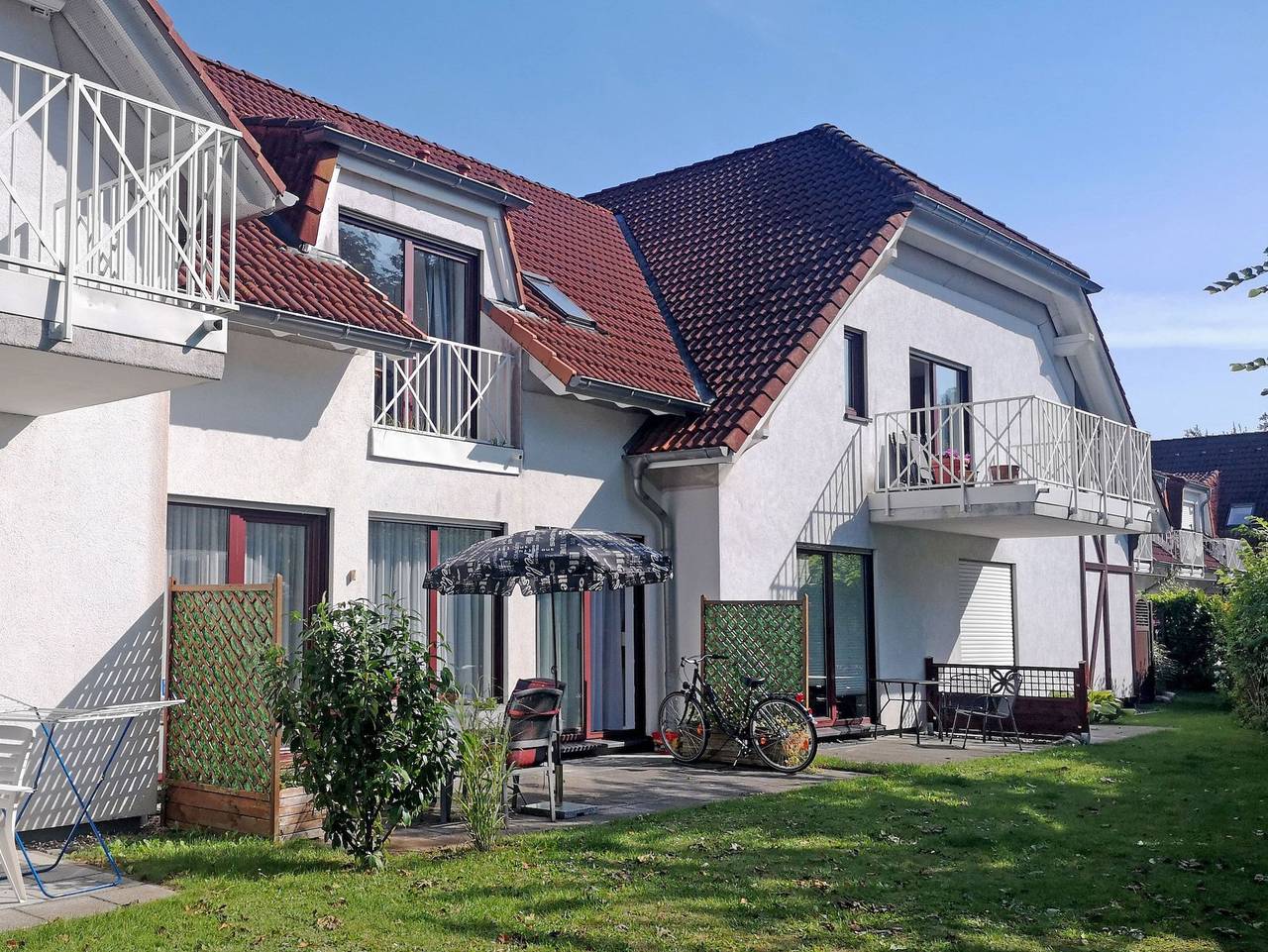 Ganze Ferienwohnung, Ferienwohnung Johanna Terrasse und Gartenblick - Ferienwohnung Johanna mit Terrasse und Gartenblick W 04 in Gustow, Stralsund Umland