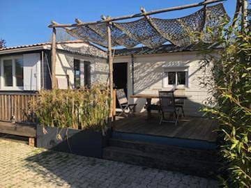 Gîte pour 4 personnes, avec terrasse et piscine dans Plage de La Hume - 4