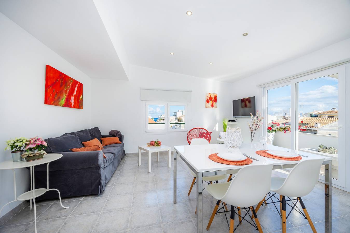 Ganze Wohnung, Ferienwohnung 'Can Picafort Sea Breeze' mit Meerblick, Wi-Fi und Klimaanlage in Can Picafort, Santa Margalida