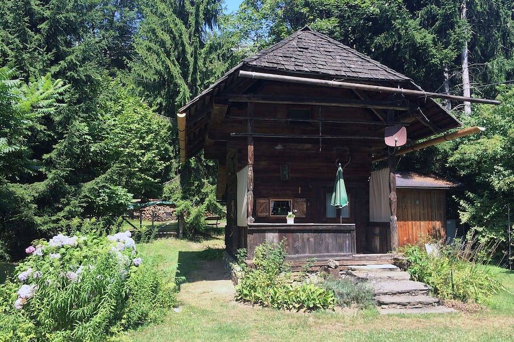 Kuscheliges, gemütliches Blockhaus für 2 mit Garten in Seenähe,  Hunde welcome in Krumpendorf am Wörthersee, Klagenfurt-Villach
