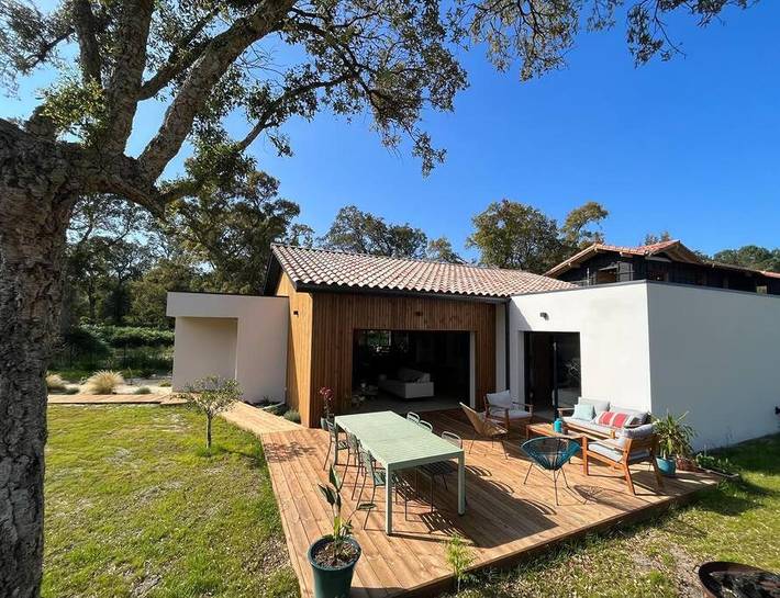 Villa pour 6 personnes, avec Jacuzzi et Terrasse ainsi que Jardin et Vue à Labenne