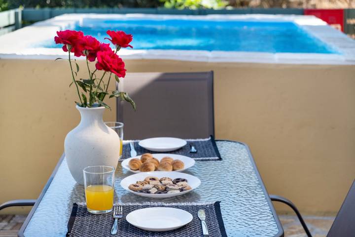 Villa "Amaryllis" with Sea View, 2 Private Terraces & Wi-Fi in Katomeri, Meganisi