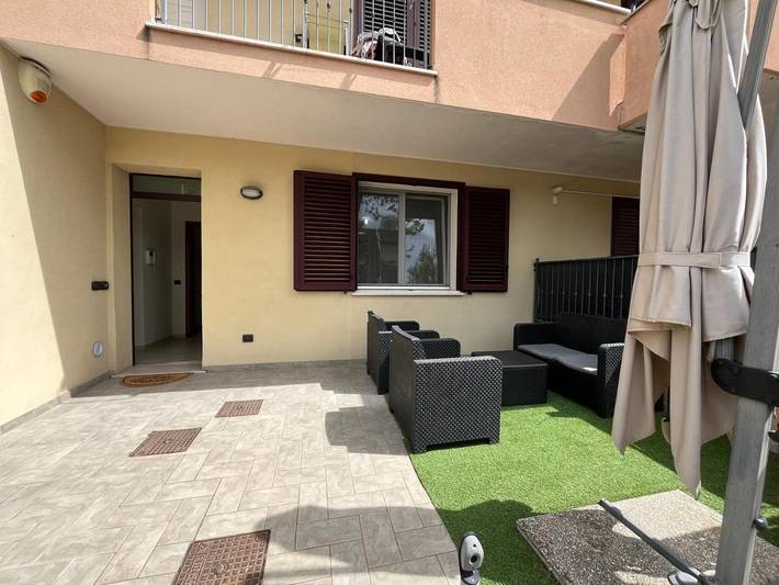 Ferienwohnung für 6 Personen, mit Garten und Ausblick