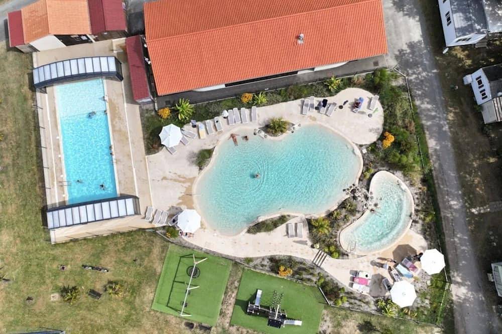 Zecamping 3 étoiles piscine animaux acceptés fitness locatif 40m2 in Vensac, Région de Lesparre-Médoc