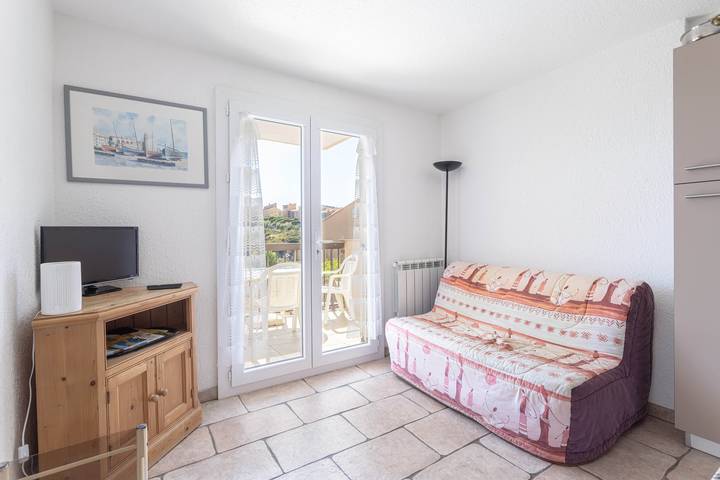 Apartamento entero, Apartamento para 4 personas con terraza y vista al mar in La Côte Vermeille, Colliure
