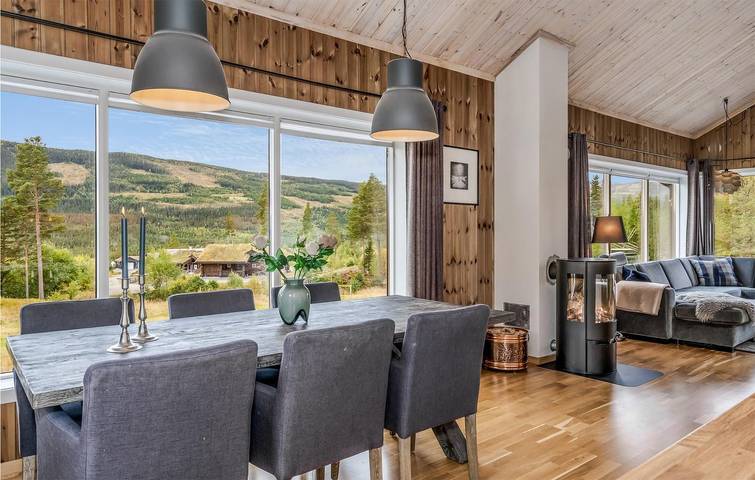 Ferienhaus für 9 Personen mit Ausblick in Gol