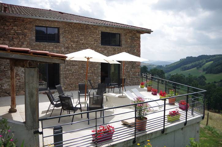 Gîte pour 12 personnes, avec balcon et jardin - 1