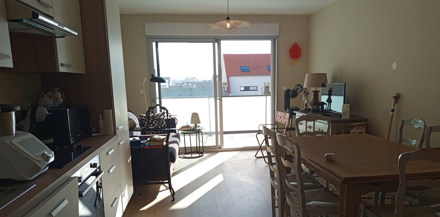 Appartement entier, Beau T3 avec balcon - 5 mn de la plage in Merlimont Plage, Merlimont