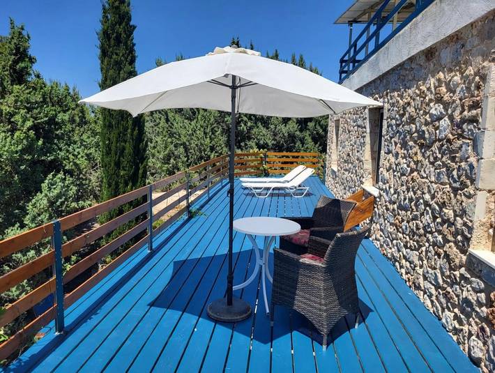 Vakantiehuis voor 6 personen, with Balkon and Whirlpool as well as Tuin op Kos
