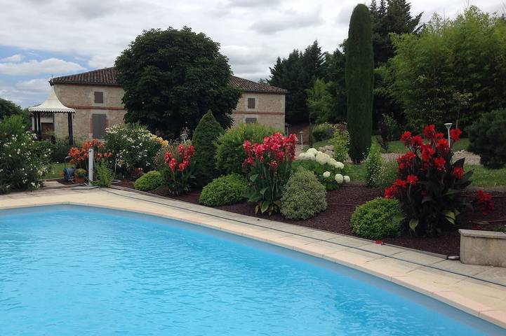 Location de vacances pour 6 personnes, avec jardin à Saint-Michel (Tarn-et-Garonne)