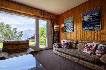Gîte pour 5 personnes, avec jardin et terrasse, animaux acceptés à Veysonnaz