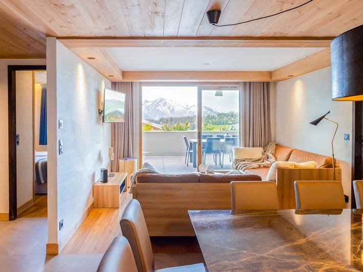 Gîte pour 10 personnes, avec sauna ainsi que jacuzzi et terrasse, animaux acceptés à Les Saisies - 2