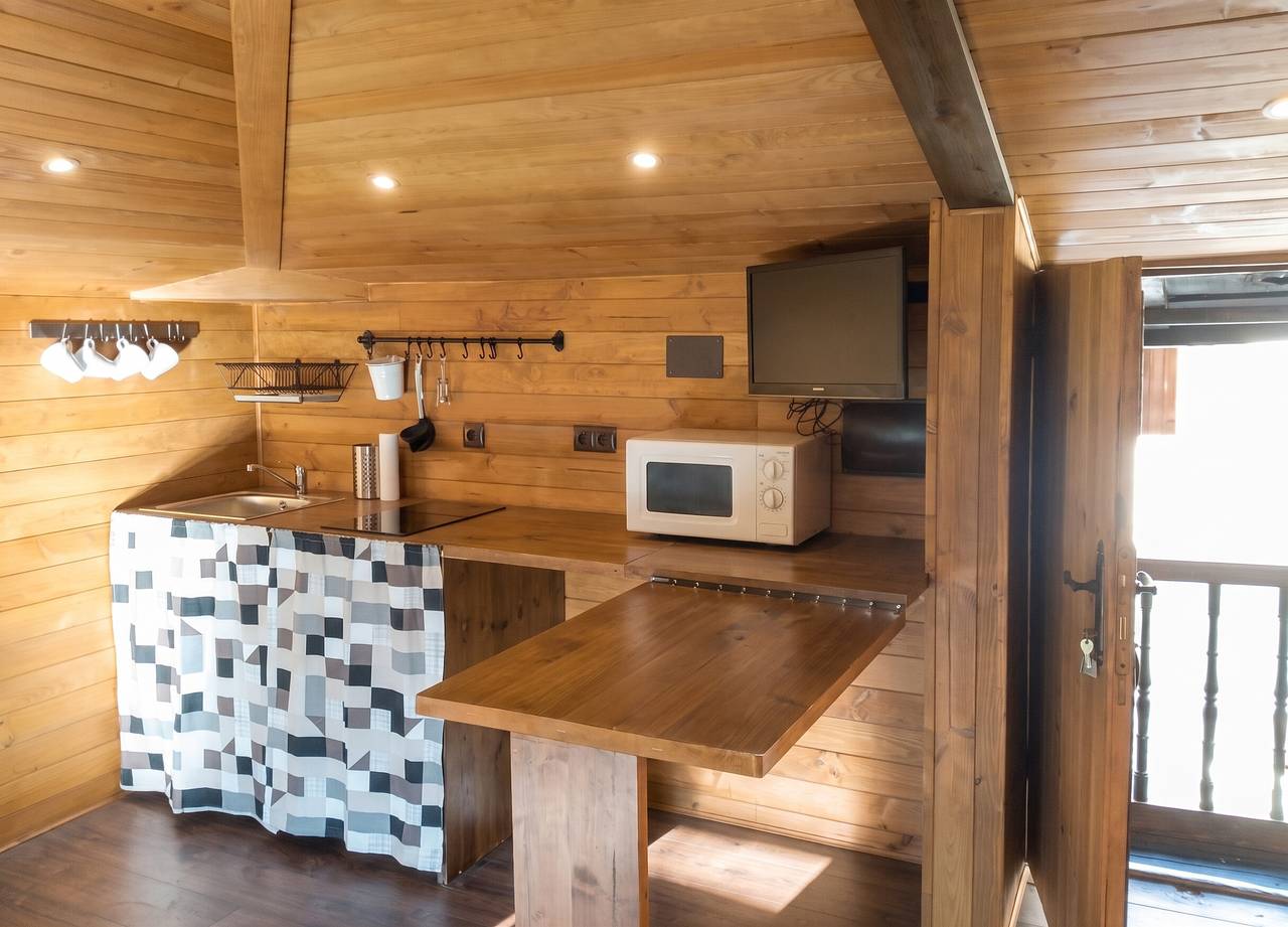 Studio entier, Studio cosy avec vue sur la montagne - 30 m² - Las Vinas in Somiedo, Chaîne Cantabrique