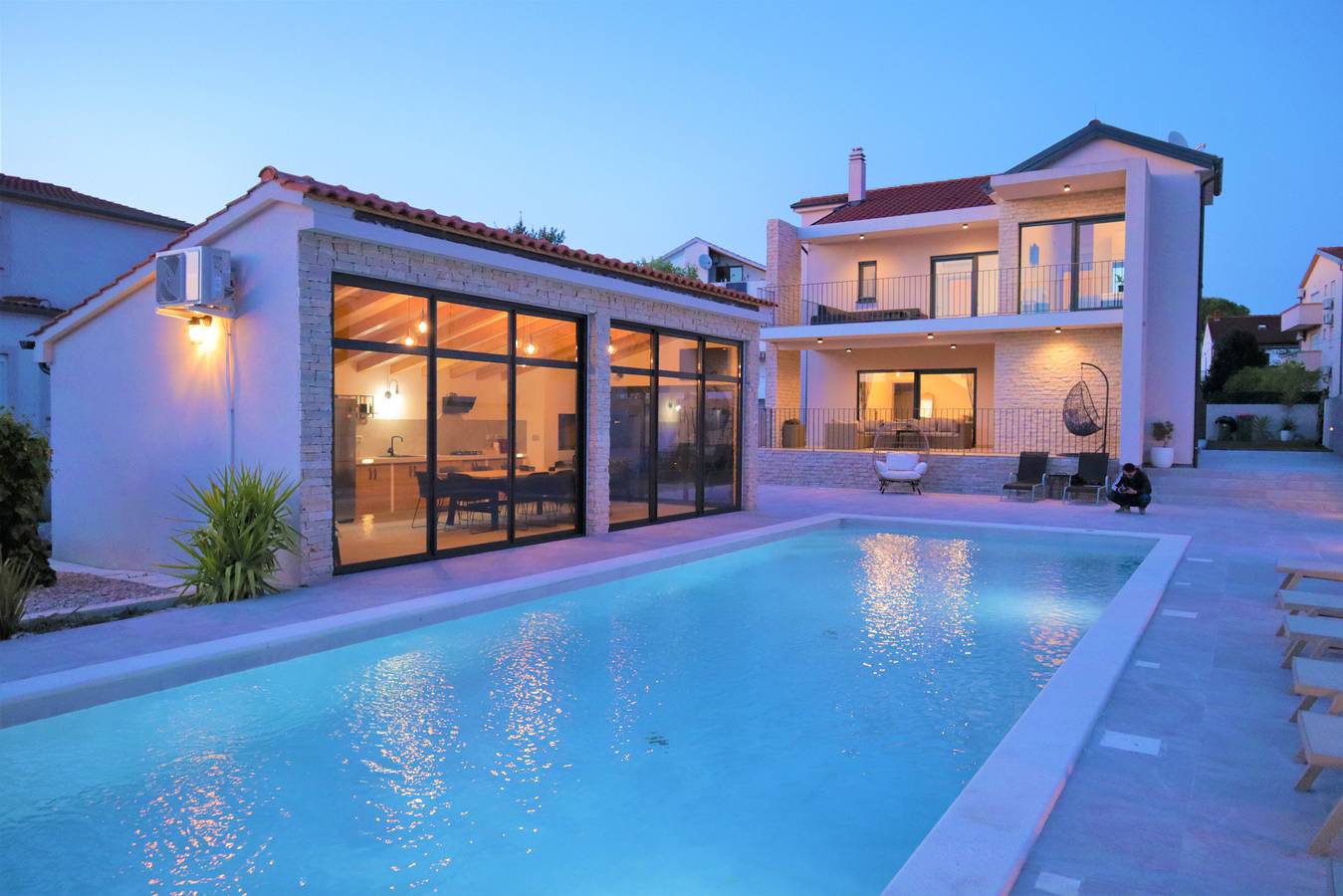 Villa Magale with a pool in Biograd na Moru, Région de Zadar