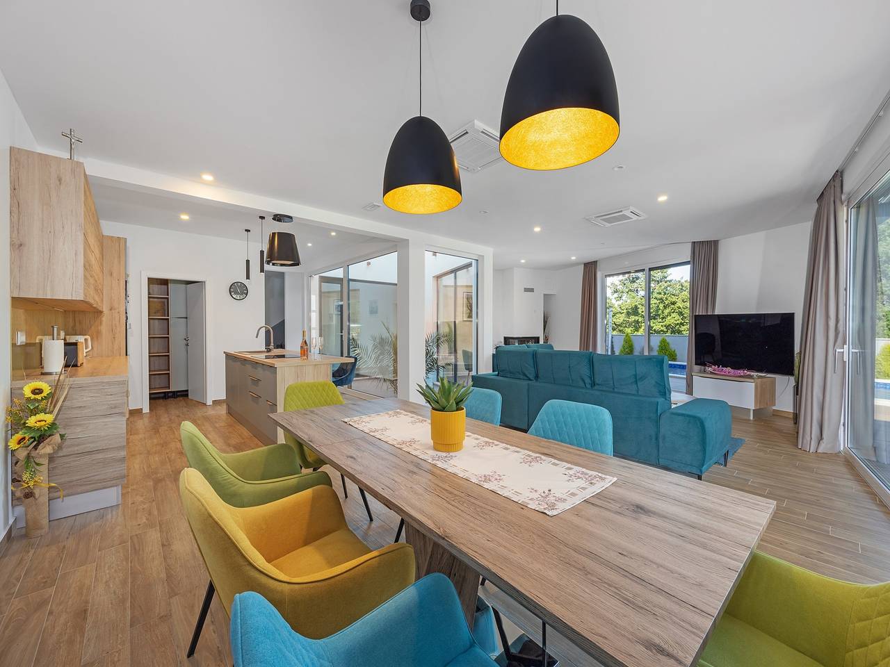 Villa mit Pool, Spielzimmer, Garten in Cervar, Porec und Umgebung