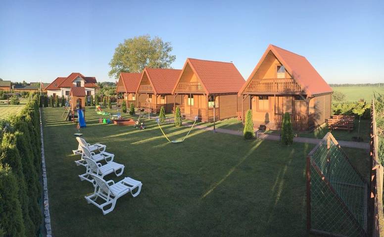 Domek letniskowy dla 7 osób, z Balkon i Taras oraz Ogród i Widok w Darłowo