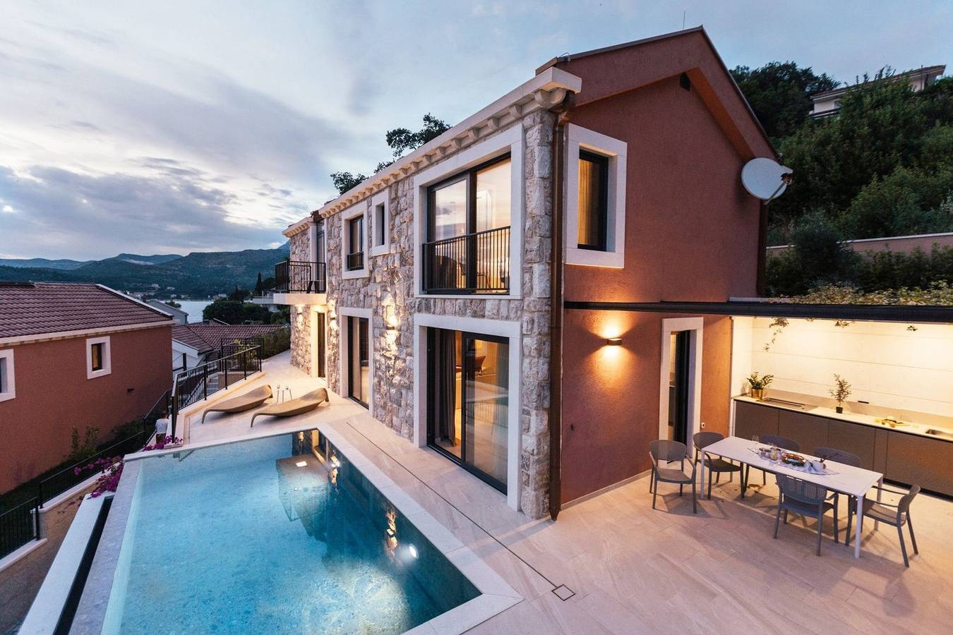 Villa pour 6 personnes avec balcon in Slano, Dubrovnik-Neretva