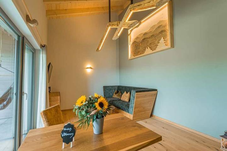 Ferienwohnung für 3 Personen, mit Balkon und Sauna, mit Haustier