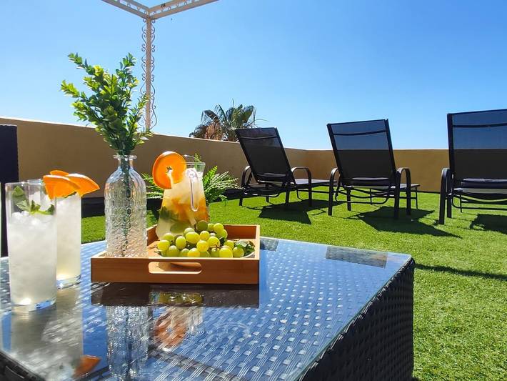 Ferienwohnung für 9 Personen, mit Meerblick und Balkon/Terrasse in Altstadt Málaga - 3