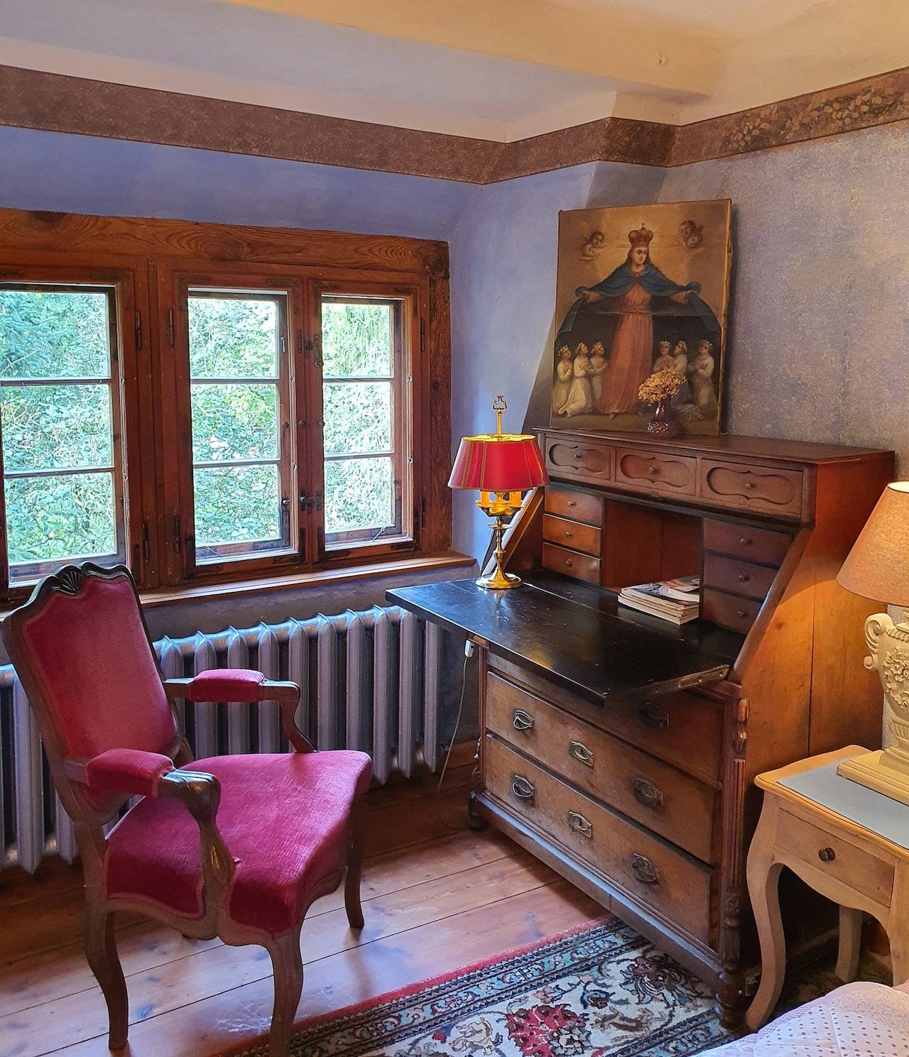 Blaues Zimmer - Schlossblick in Nuthe-Urstromtal, Teltow-Fläming