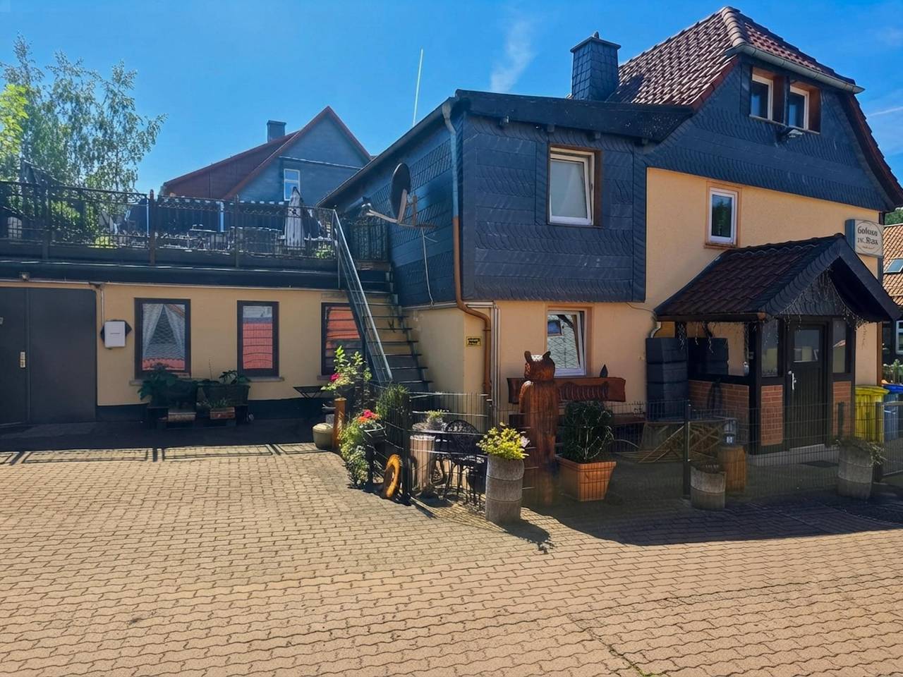 Ferienhaus mit Dachterrasse im Harz in Wernigerode, Harzvorland