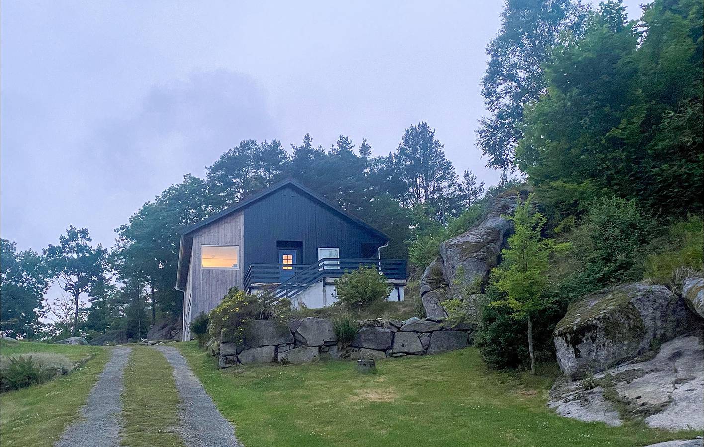 Ferienhaus für 11 Personen mit Garten in Farsund