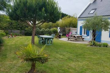 Location de vacances pour 6 personnes, avec jardin et terrasse à Locmaria