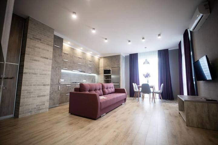 Apartament wakacyjny dla 8 osób, z Balkon i Taras oraz Widok w Lwów