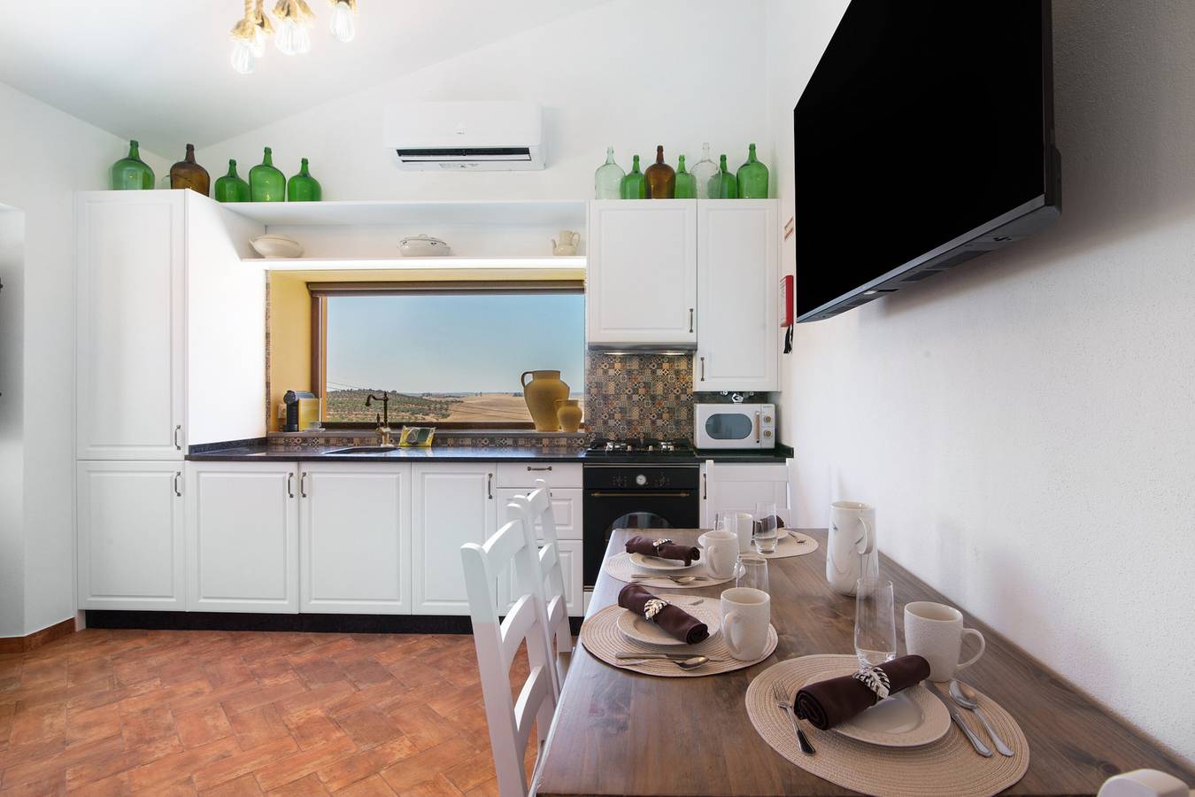 Casa de campo 'Casas Do Monte I - T2' con vistas a la montaña, Wi-Fi y aire acondicionado in Mértola, Beja Distrikt
