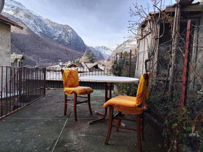 Gîte pour 4 personnes, avec jardin et vue, animaux acceptés à Ala di Stura