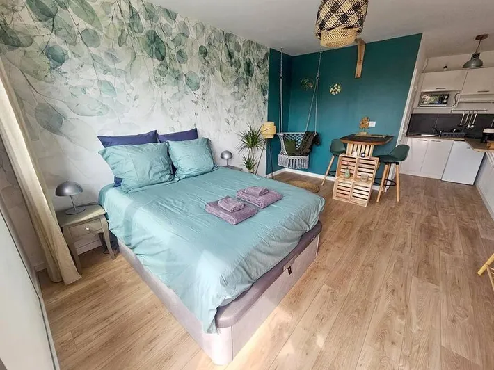 Apartamento de vacaciones para 2 personas, con terraza además de piscina y jardín - 1