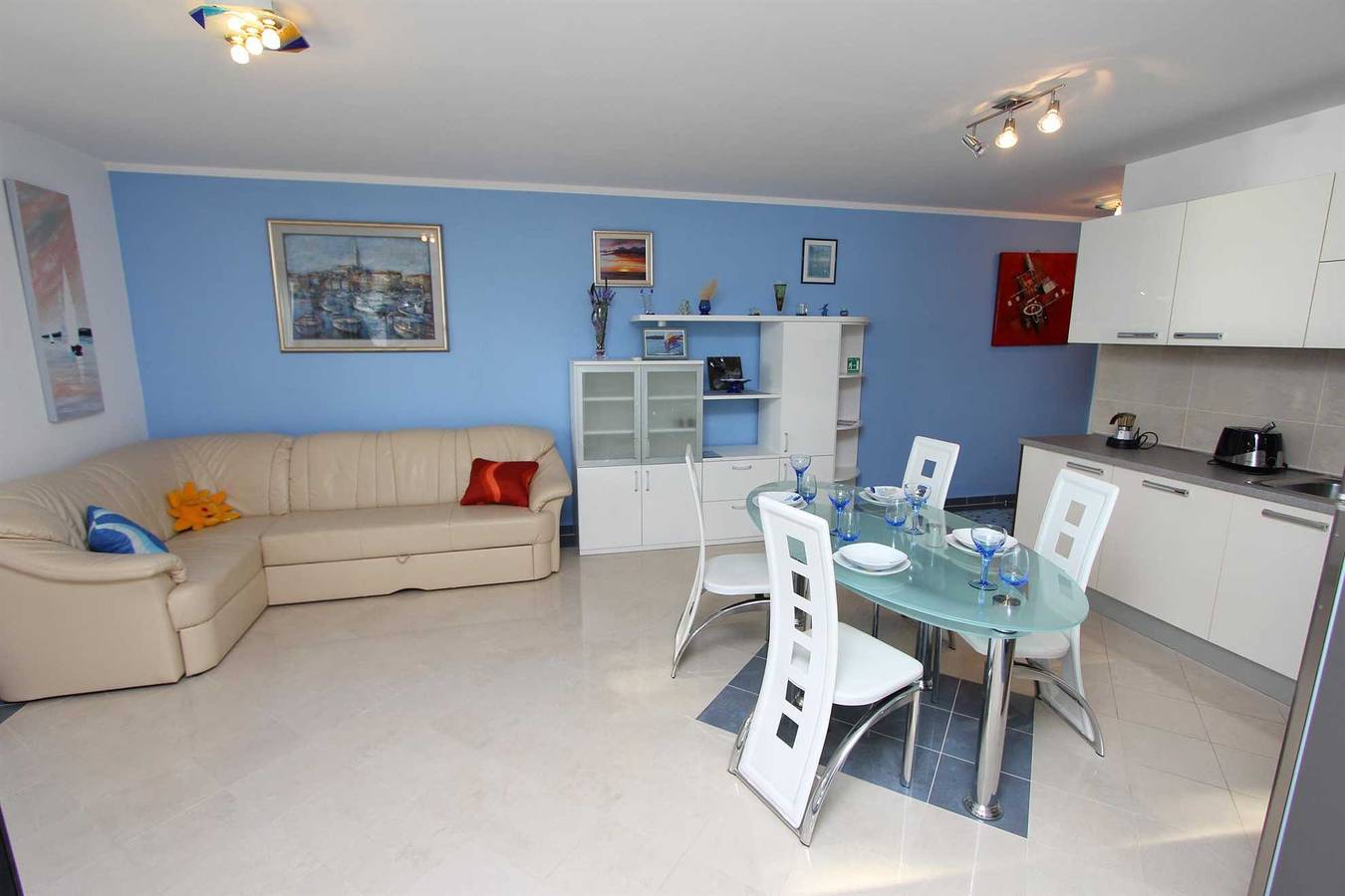 Ganze Wohnung, Nautica Ferienwohnung mit 2 Schlafzimmern in Novigrad, Umag und Umgebung