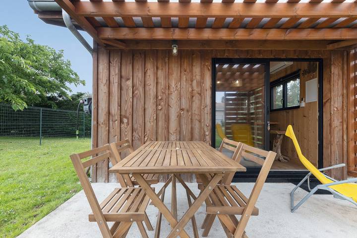 Maison de vacances pour 2 personnes, avec Jardin en Gironde