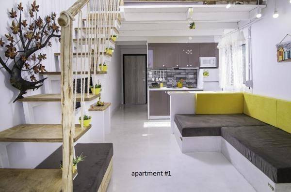 Ferienhaus für 4 Personen, mit Balkon und Terrasse sowie Ausblick