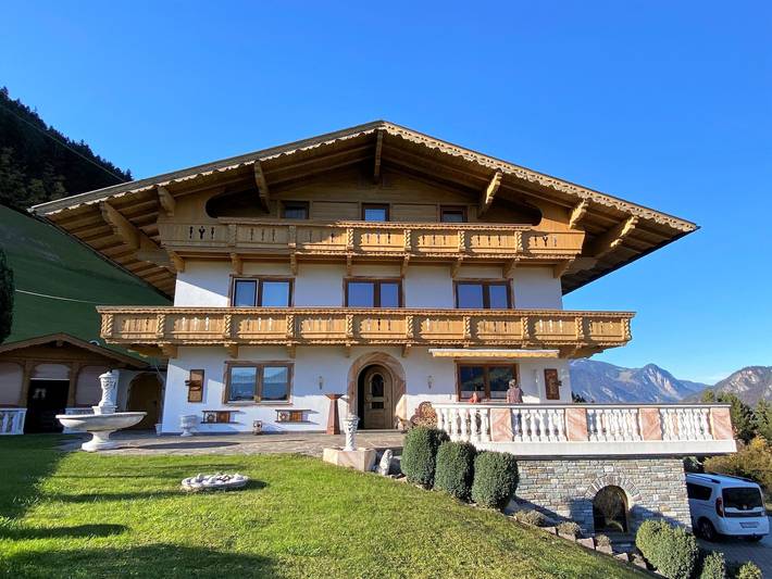 Ferienwohnung für 5 Personen, mit Balkon und Garten in Fügenberg